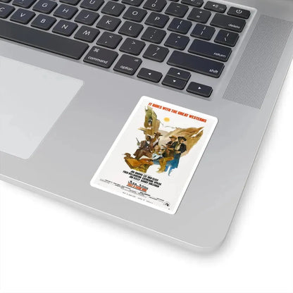 TAKE A HARD RIDE 1975 Movie Poster - STICKER Vinyl Kiss-Cut Decal - The Sticker Space