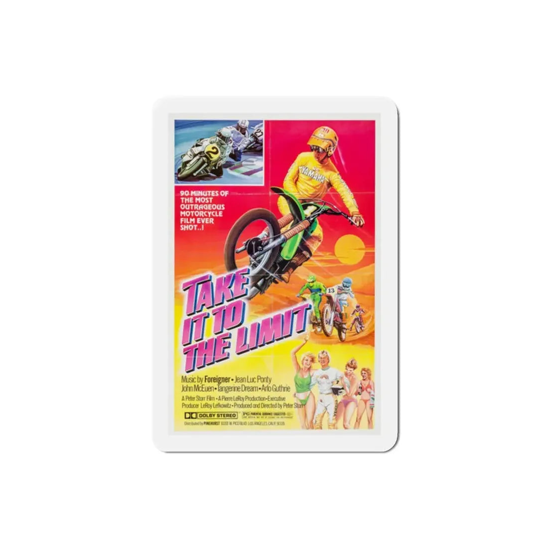 Take It to the Limit 1980 Movie Poster Refrigerator Magnet 2 Inch - The Sticker Space