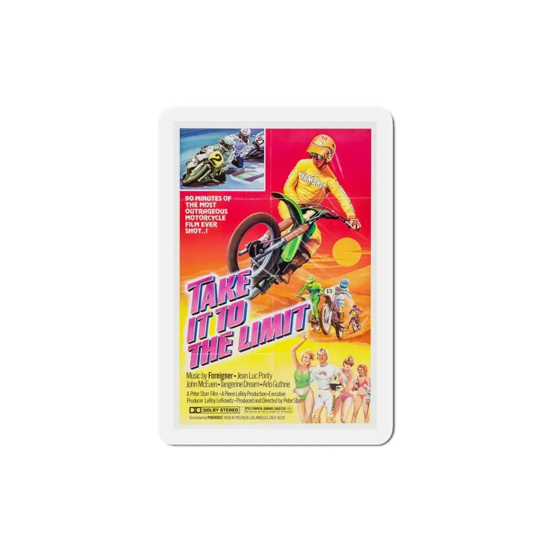 Take It to the Limit 1980 Movie Poster Refrigerator Magnet 3 Inch - The Sticker Space
