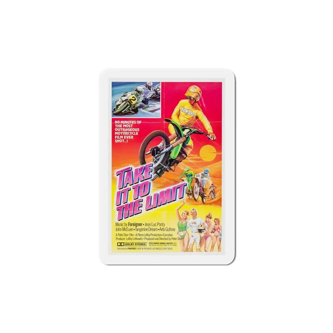 Take It to the Limit 1980 Movie Poster Refrigerator Magnet 6 Inch - The Sticker Space