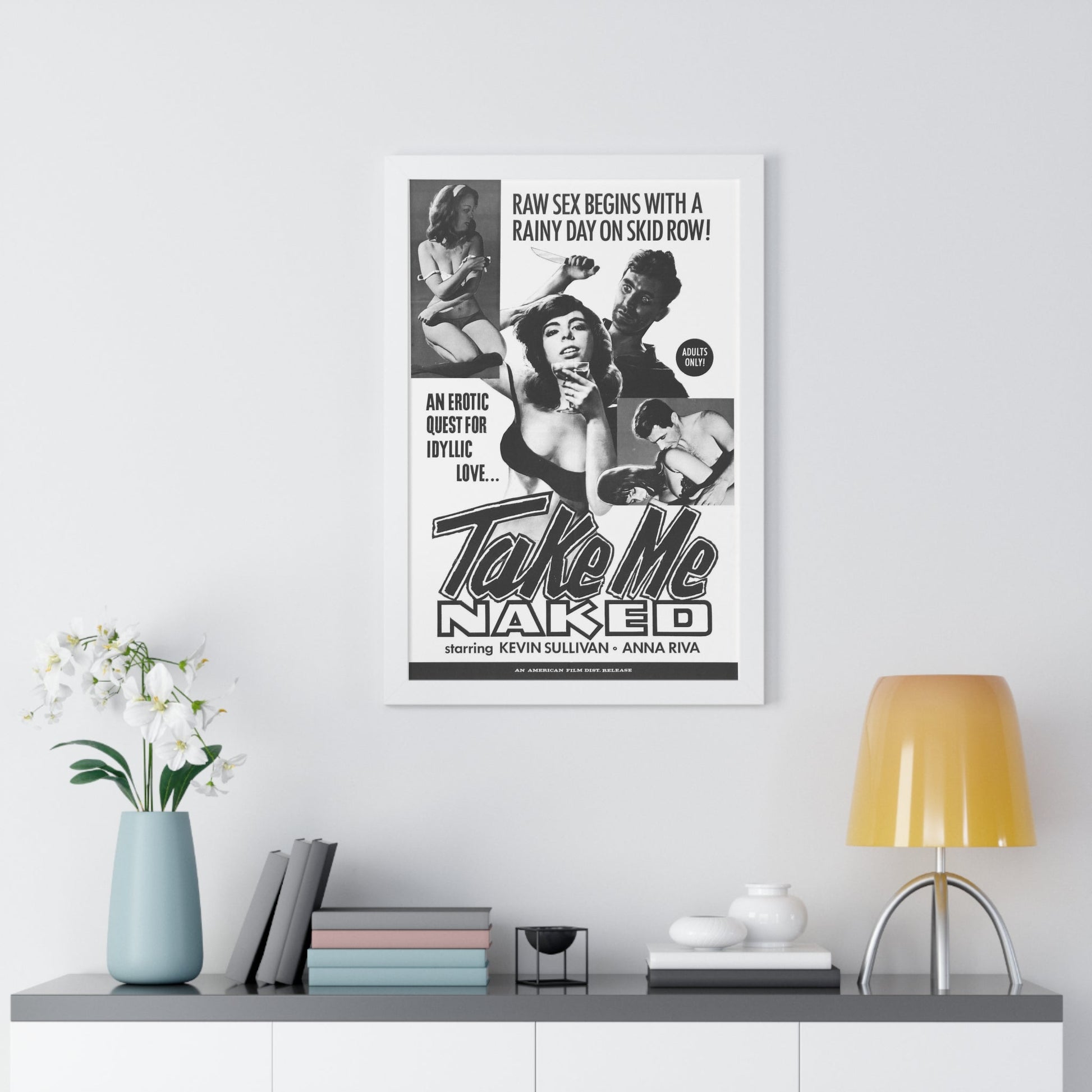 TAKE ME NAKED 1966 - Framed Movie Poster-The Sticker Space