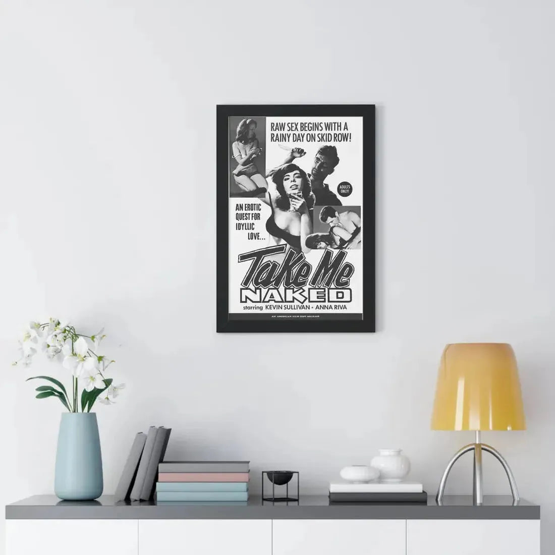 TAKE ME NAKED 1966 - Framed Movie Poster - The Sticker Space