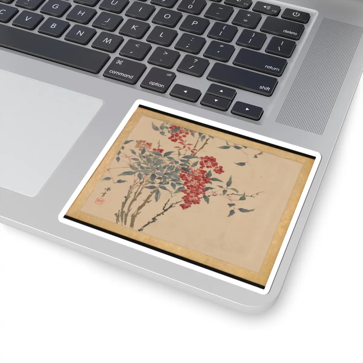 Taki Katei - Flowers and Birds - 19th century v16 - STICKER Vinyl Kiss-Cut Decal