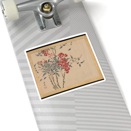Taki Katei - Flowers and Birds - 19th century v16 - STICKER Vinyl Kiss-Cut Decal