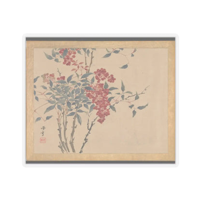Taki Katei - Flowers and Birds - 19th century v16 - STICKER Vinyl Kiss-Cut Decal