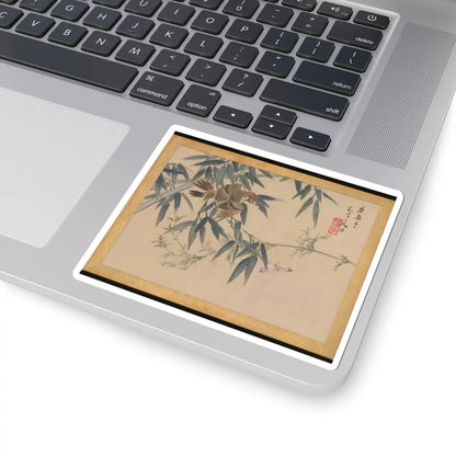 Taki Katei - Flowers and Birds - 19th century v8 - STICKER Vinyl Kiss-Cut Decal