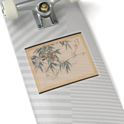 Taki Katei - Flowers and Birds - 19th century v8 - STICKER Vinyl Kiss-Cut Decal
