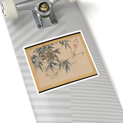 Taki Katei - Flowers and Birds - 19th century v8 - STICKER Vinyl Kiss-Cut Decal