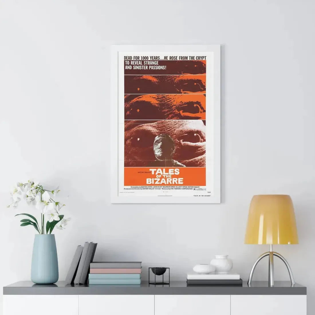 TALES FROM THE BIZARRE 1970 - Framed Movie Poster - The Sticker Space