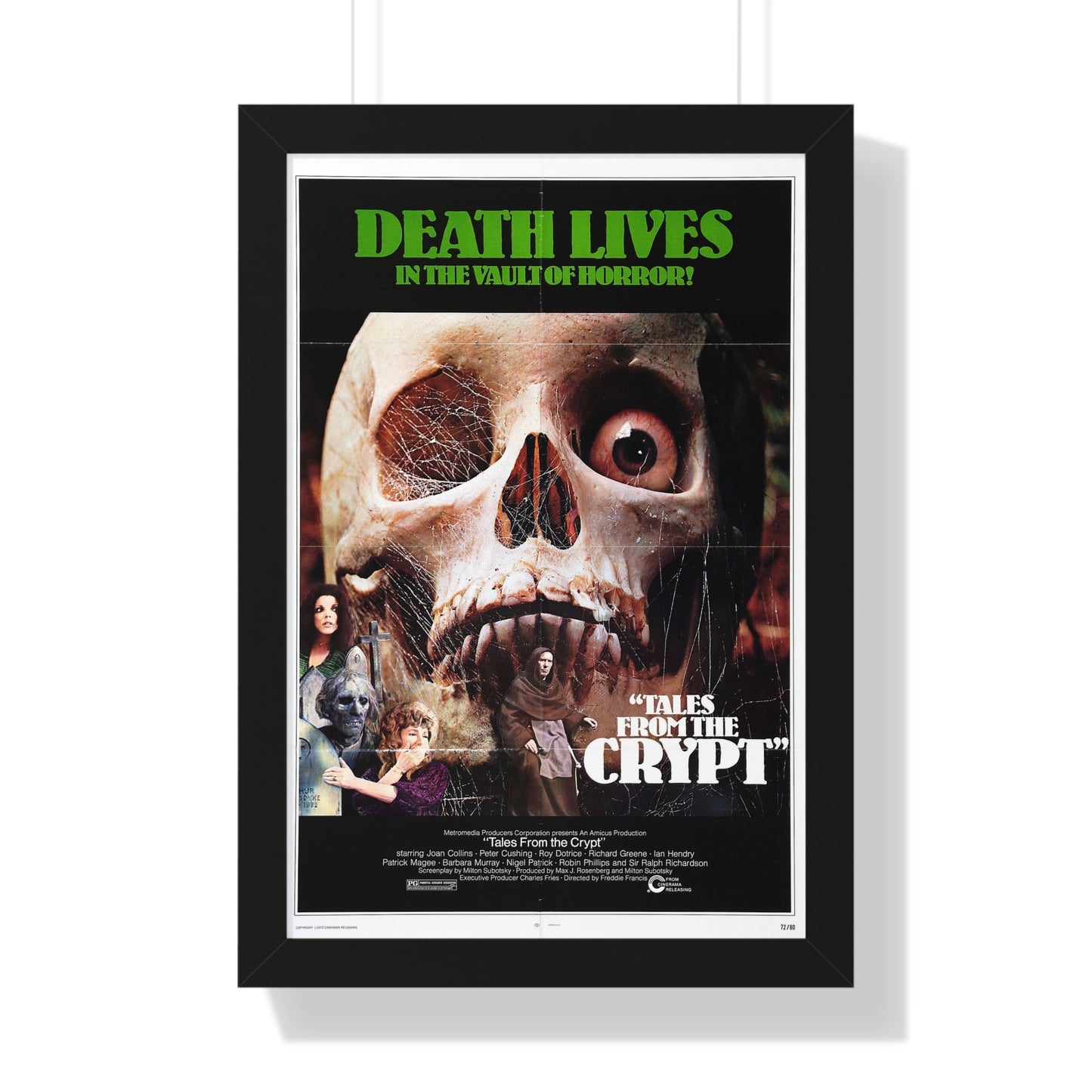 TALES FROM THE CRYPT 1972 - Framed Movie Poster-16″ x 24″-The Sticker Space