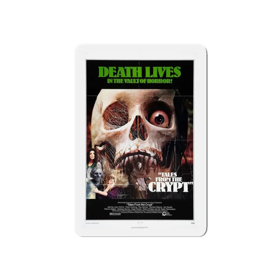 TALES FROM THE CRYPT 1972 Movie Poster - Refrigerator Magnet 4 Inch Die-Cut - The Sticker Space