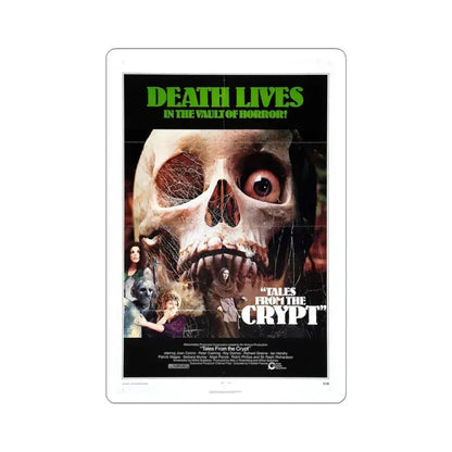 TALES FROM THE CRYPT 1972 Movie Poster - STICKER Vinyl Kiss-Cut Decal 4 Inch White - The Sticker Space