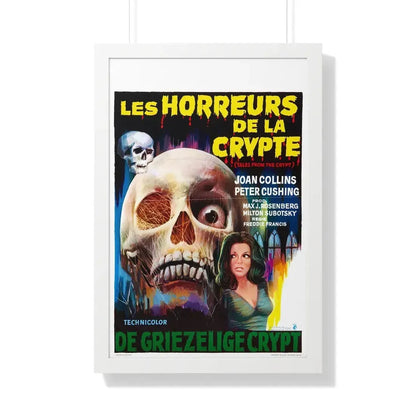 TALES FROM THE CRYPT (BELGIAN) 1972 - Framed Movie Poster 20" x 30" White - The Sticker Space