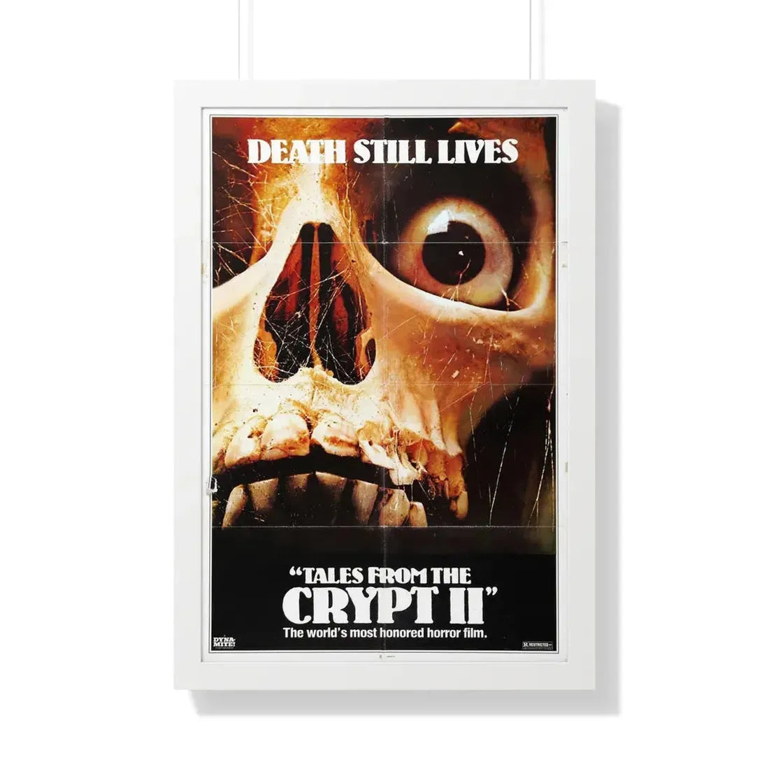 TALES FROM THE CRYPT II (VAULT OF HORROR) 1973 - Framed Movie Poster 20" x 30" White - The Sticker Space