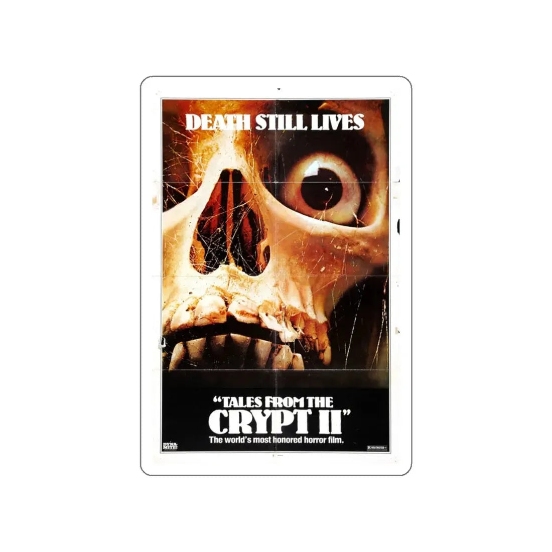 TALES FROM THE CRYPT II (VAULT OF HORROR) 1973 Movie Poster STICKER Vinyl Die-Cut Decal 6 Inch - The Sticker Space