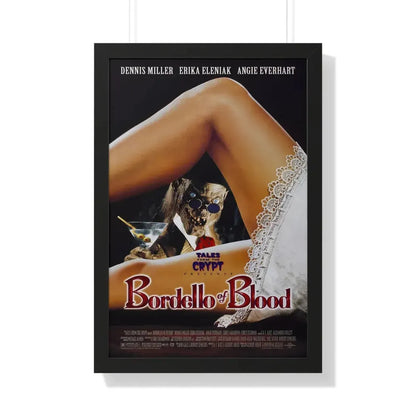 TALES FROM THE CRYPT PRESENTS BORDELLO OF BLOOD 1996 - Framed Movie Poster 20" x 30" Black - The Sticker Space