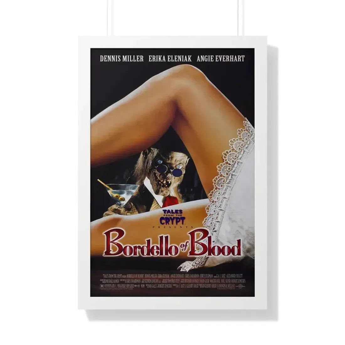 TALES FROM THE CRYPT PRESENTS BORDELLO OF BLOOD 1996 - Framed Movie Poster 20" x 30" White - The Sticker Space