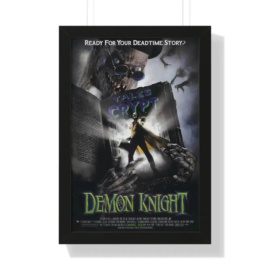TALES FROM THE CRYPT PRESENTS DEMON KNIGHT 1995 - Framed Movie Poster 16″ x 24″ Black - The Sticker Space