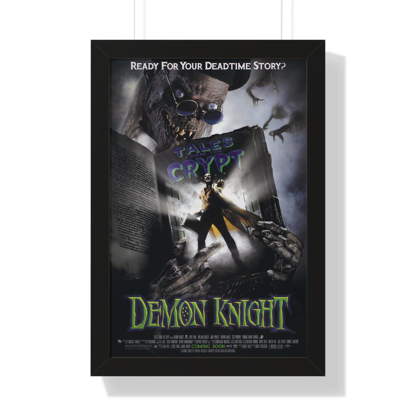 TALES FROM THE CRYPT PRESENTS DEMON KNIGHT 1995 - Framed Movie Poster-16″ x 24″-The Sticker Space