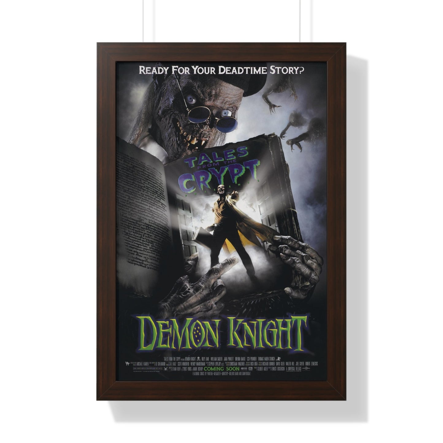 TALES FROM THE CRYPT PRESENTS DEMON KNIGHT 1995 - Framed Movie Poster-16″ x 24″-The Sticker Space