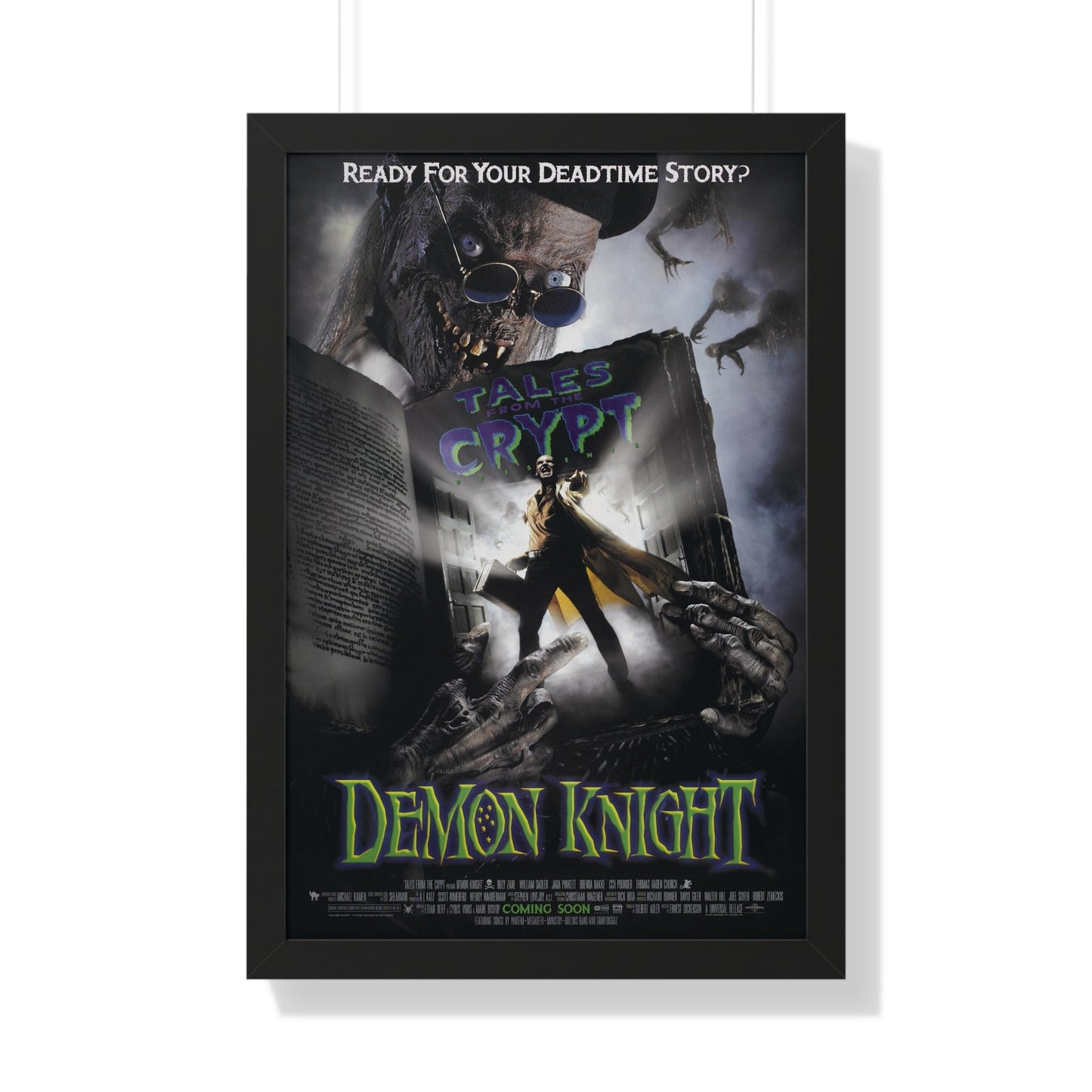 TALES FROM THE CRYPT PRESENTS DEMON KNIGHT 1995 - Framed Movie Poster-20" x 30"-The Sticker Space