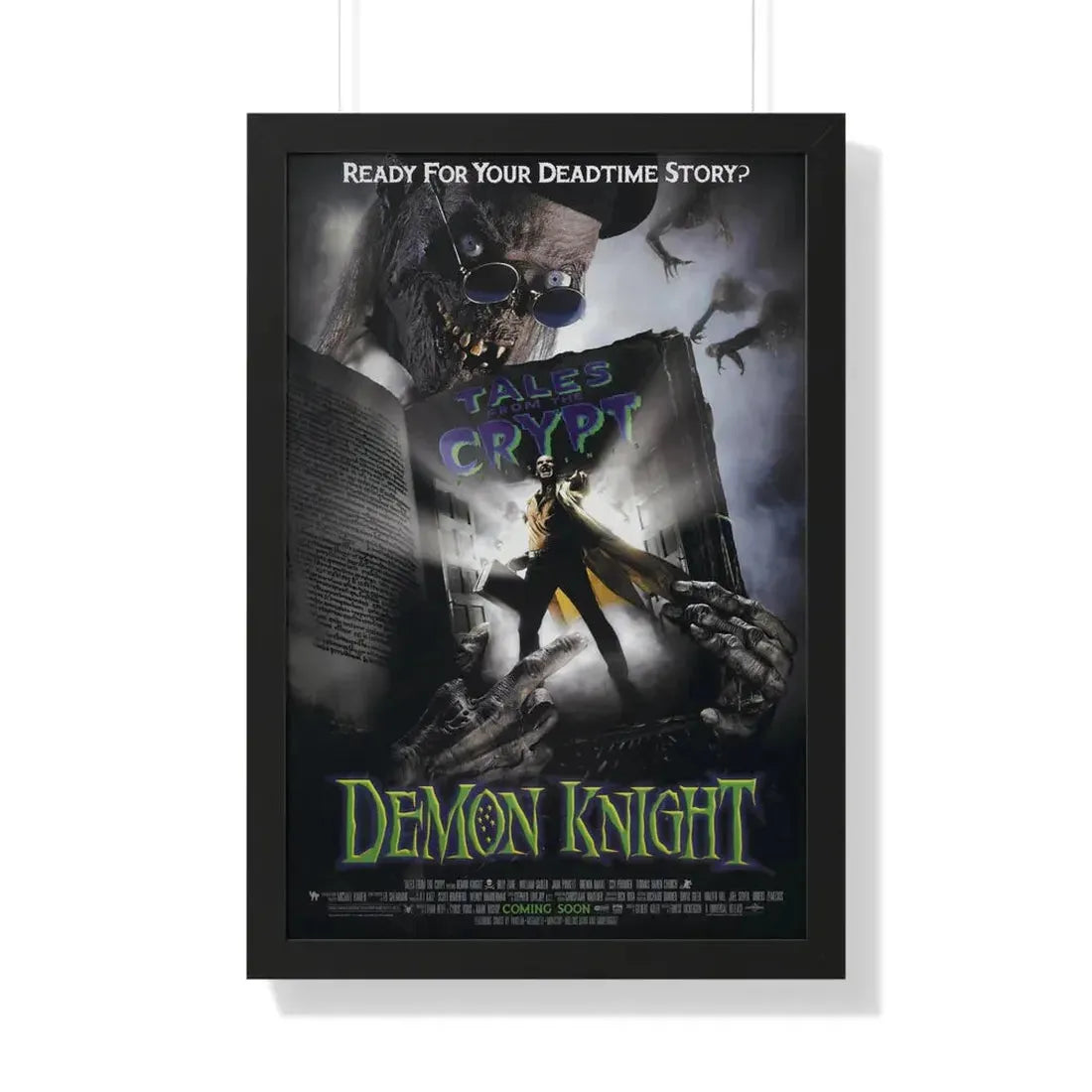 TALES FROM THE CRYPT PRESENTS DEMON KNIGHT 1995 - Framed Movie Poster 20" x 30" Black - The Sticker Space