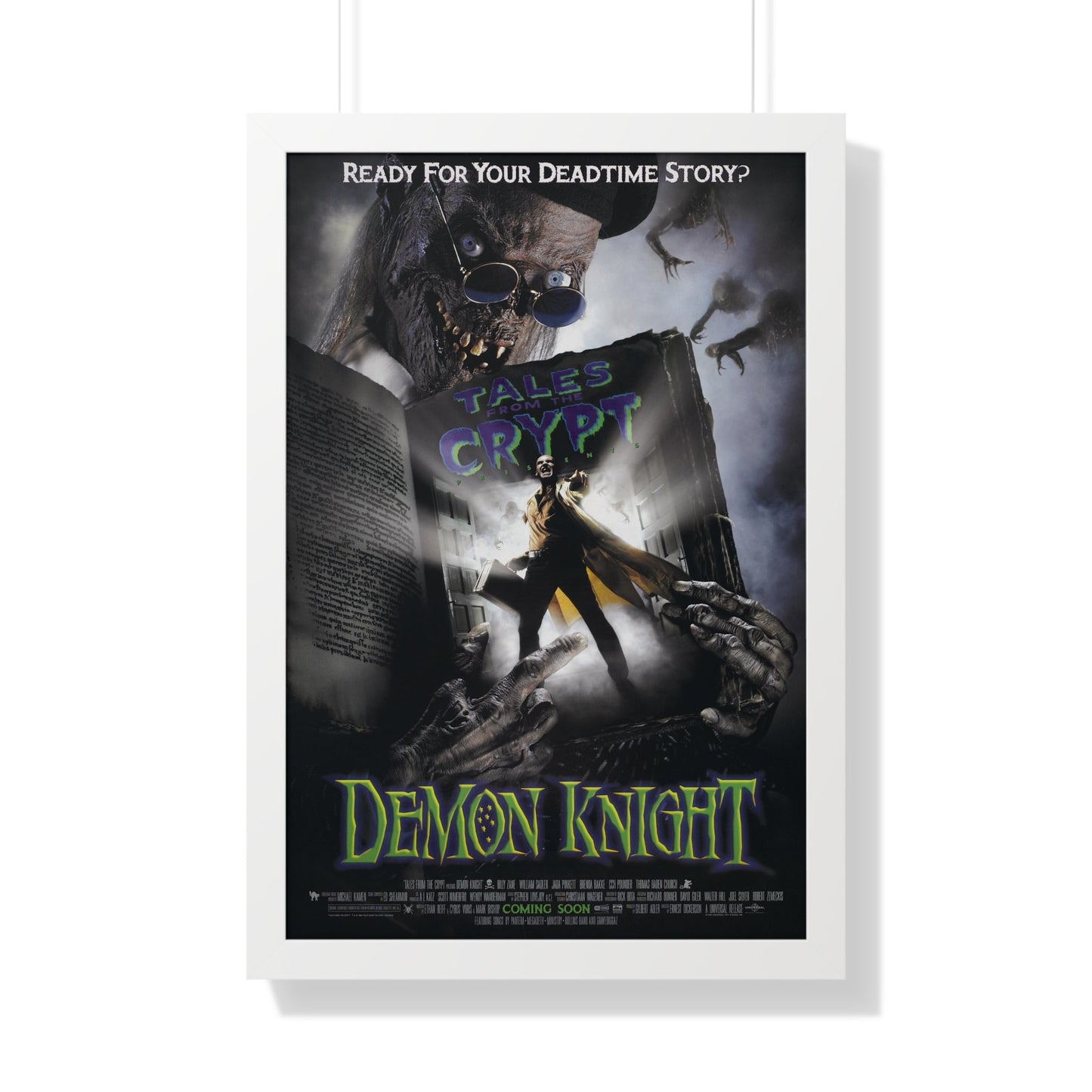 TALES FROM THE CRYPT PRESENTS DEMON KNIGHT 1995 - Framed Movie Poster-20" x 30"-The Sticker Space