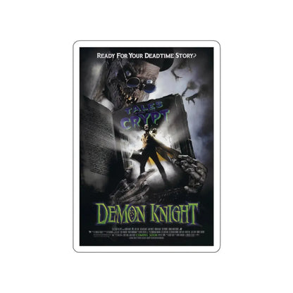 TALES FROM THE CRYPT PRESENTS DEMON KNIGHT 1995 Movie Poster STICKER Vinyl Die-Cut Decal 4 Inch - The Sticker Space
