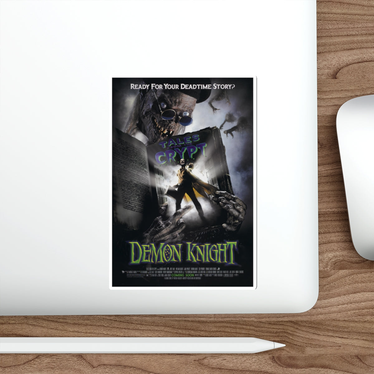 TALES FROM THE CRYPT PRESENTS DEMON KNIGHT 1995 Movie Poster STICKER Vinyl Die-Cut Decal-The Sticker Space