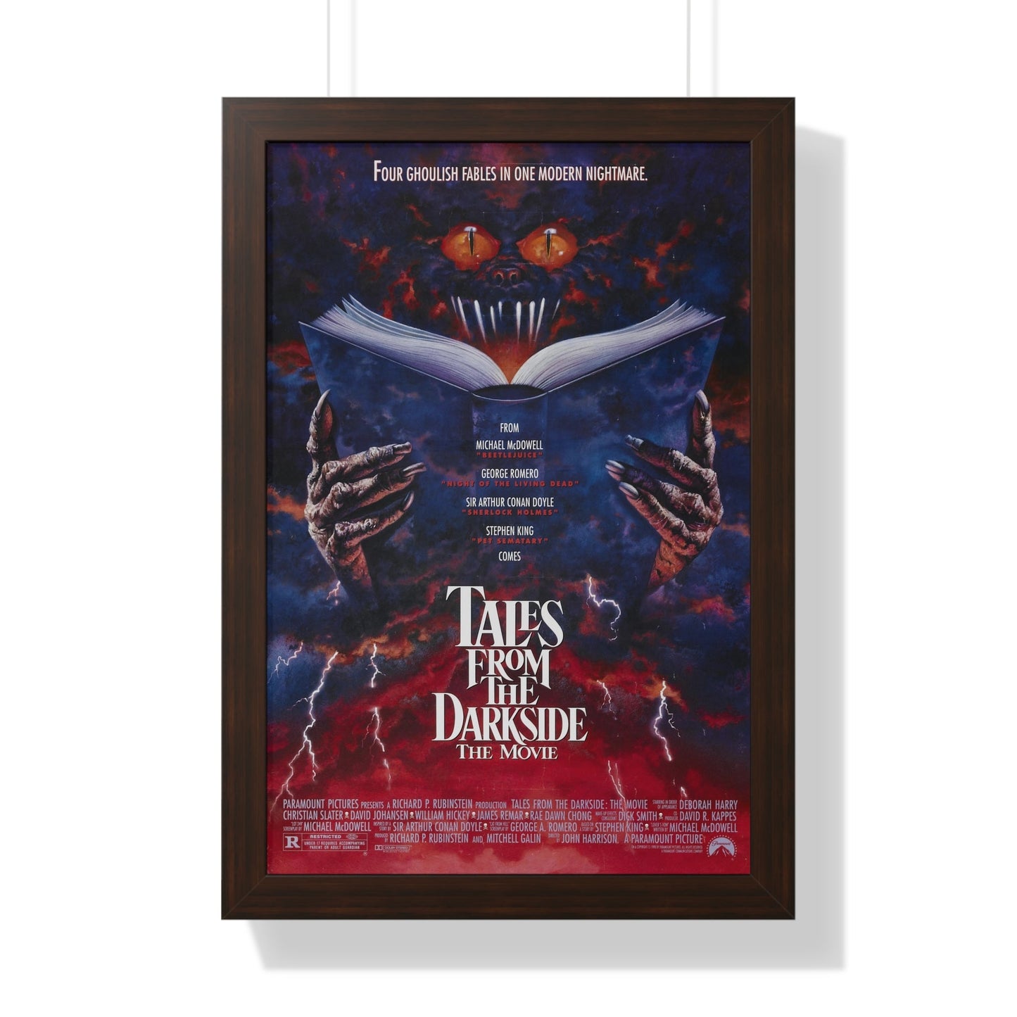 TALES FROM THE DARKSIDE THE MOVIE 1990 - Framed Movie Poster-16″ x 24″-The Sticker Space