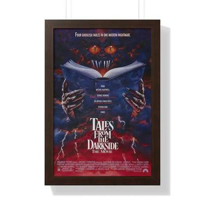 TALES FROM THE DARKSIDE THE MOVIE 1990 - Framed Movie Poster 16″ x 24″ Walnut - The Sticker Space