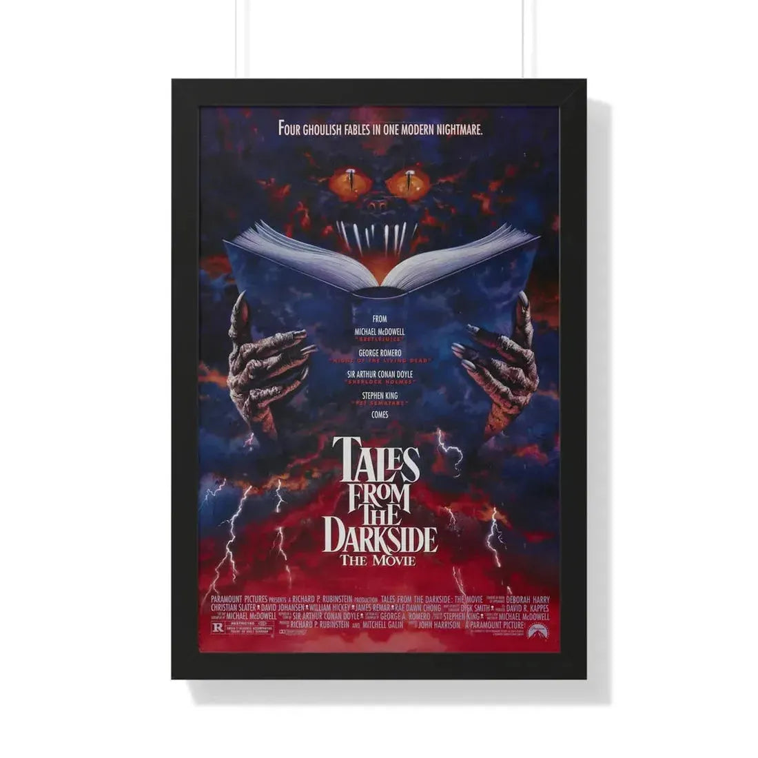 TALES FROM THE DARKSIDE THE MOVIE 1990 - Framed Movie Poster 20" x 30" Black - The Sticker Space