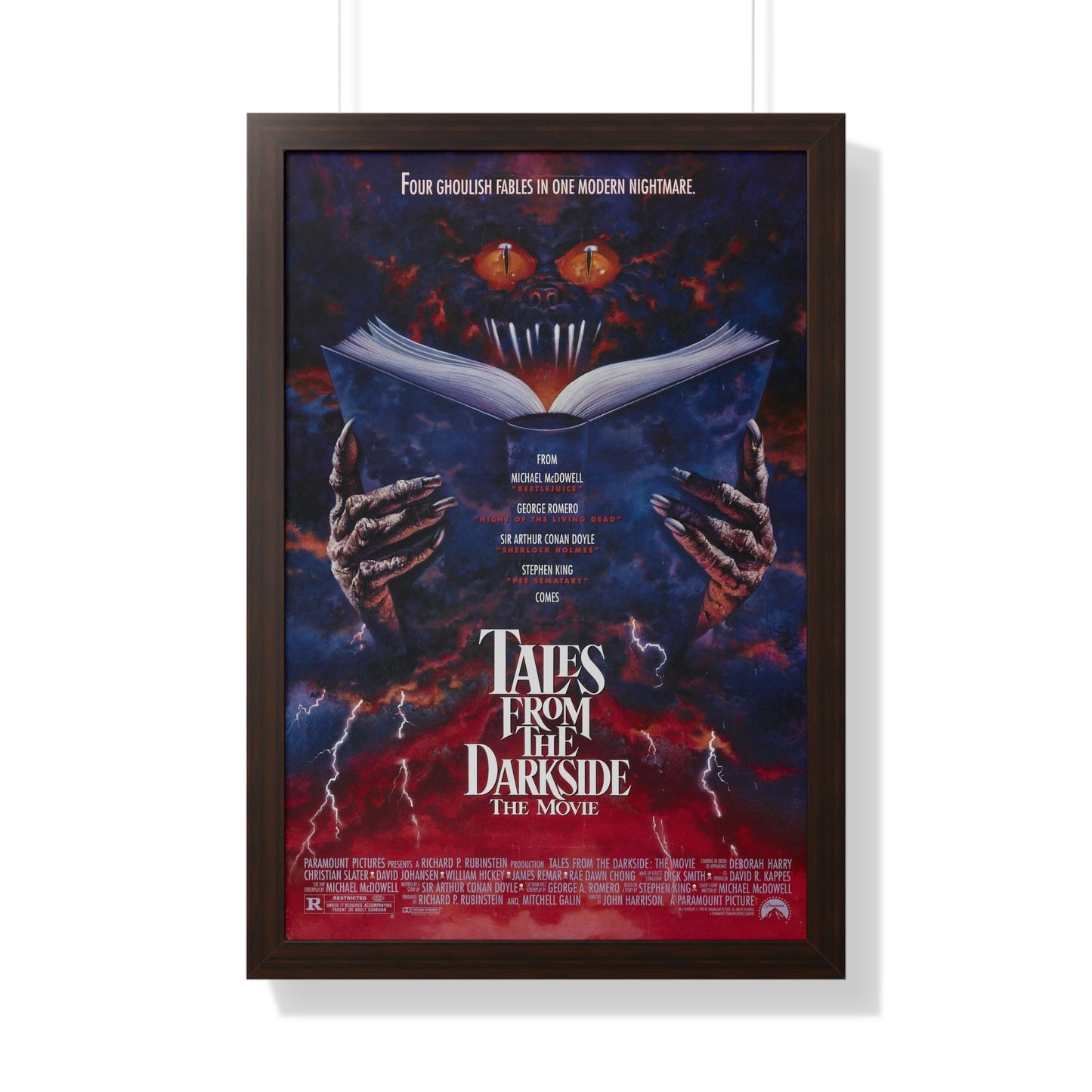 TALES FROM THE DARKSIDE THE MOVIE 1990 - Framed Movie Poster-20" x 30"-The Sticker Space