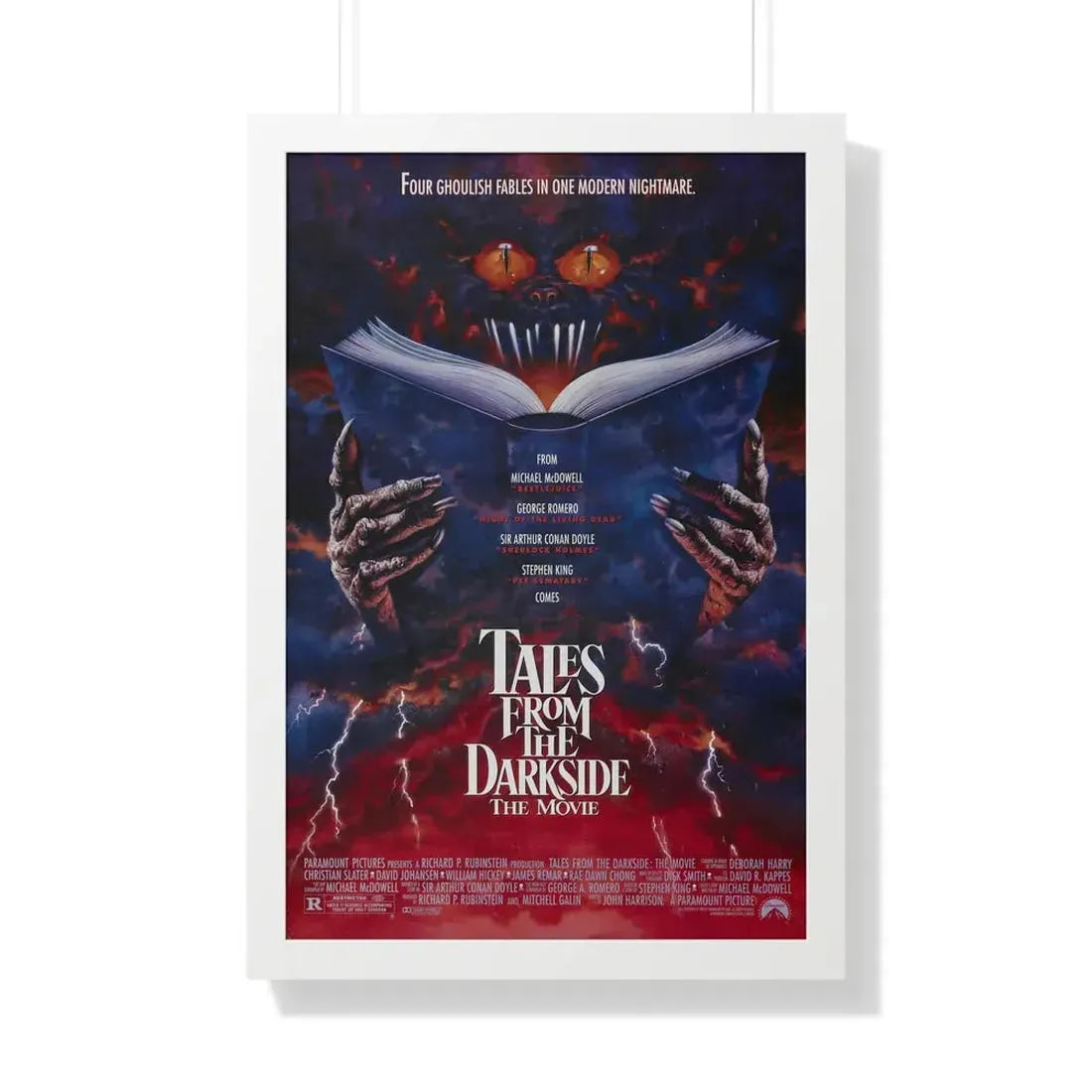 TALES FROM THE DARKSIDE THE MOVIE 1990 - Framed Movie Poster 20" x 30" White - The Sticker Space