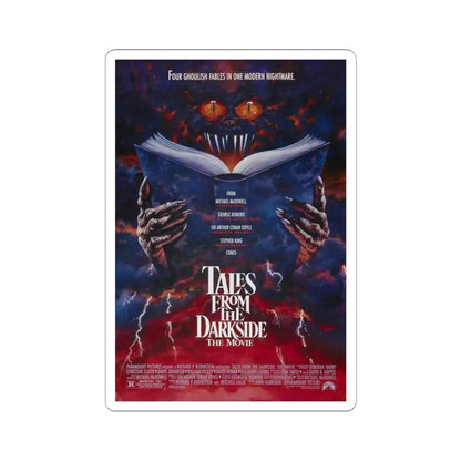 TALES FROM THE DARKSIDE THE MOVIE 1990 Movie Poster - STICKER Vinyl Kiss-Cut Decal 3 Inch White - The Sticker Space