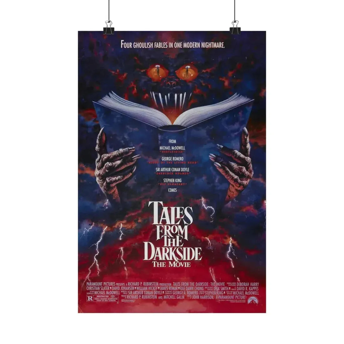 TALES FROM THE DARKSIDE THE MOVIE 1990 - Paper Movie Poster 12″ x 18″ Matte - The Sticker Space