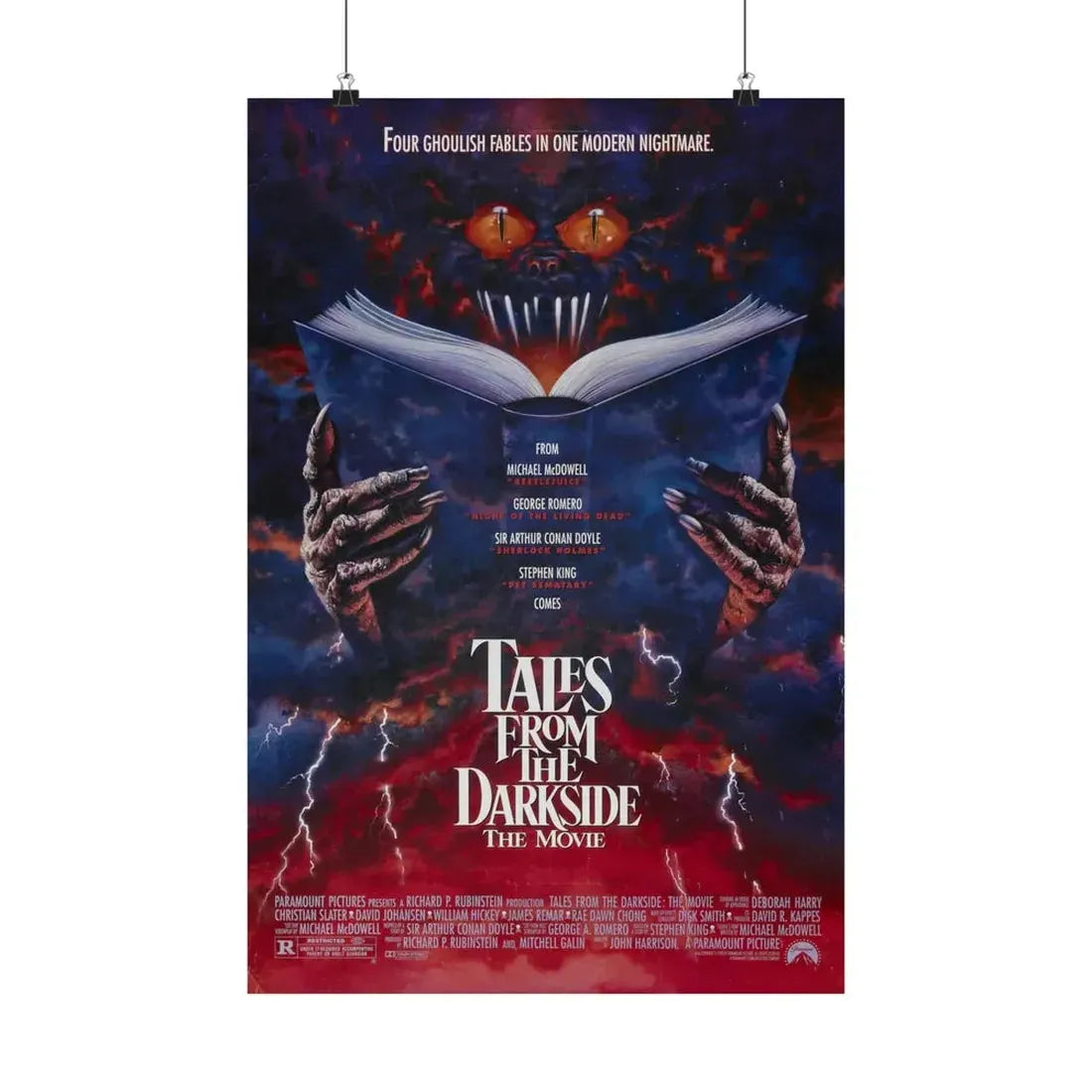 TALES FROM THE DARKSIDE THE MOVIE 1990 - Paper Movie Poster 16″ x 24″ Matte - The Sticker Space