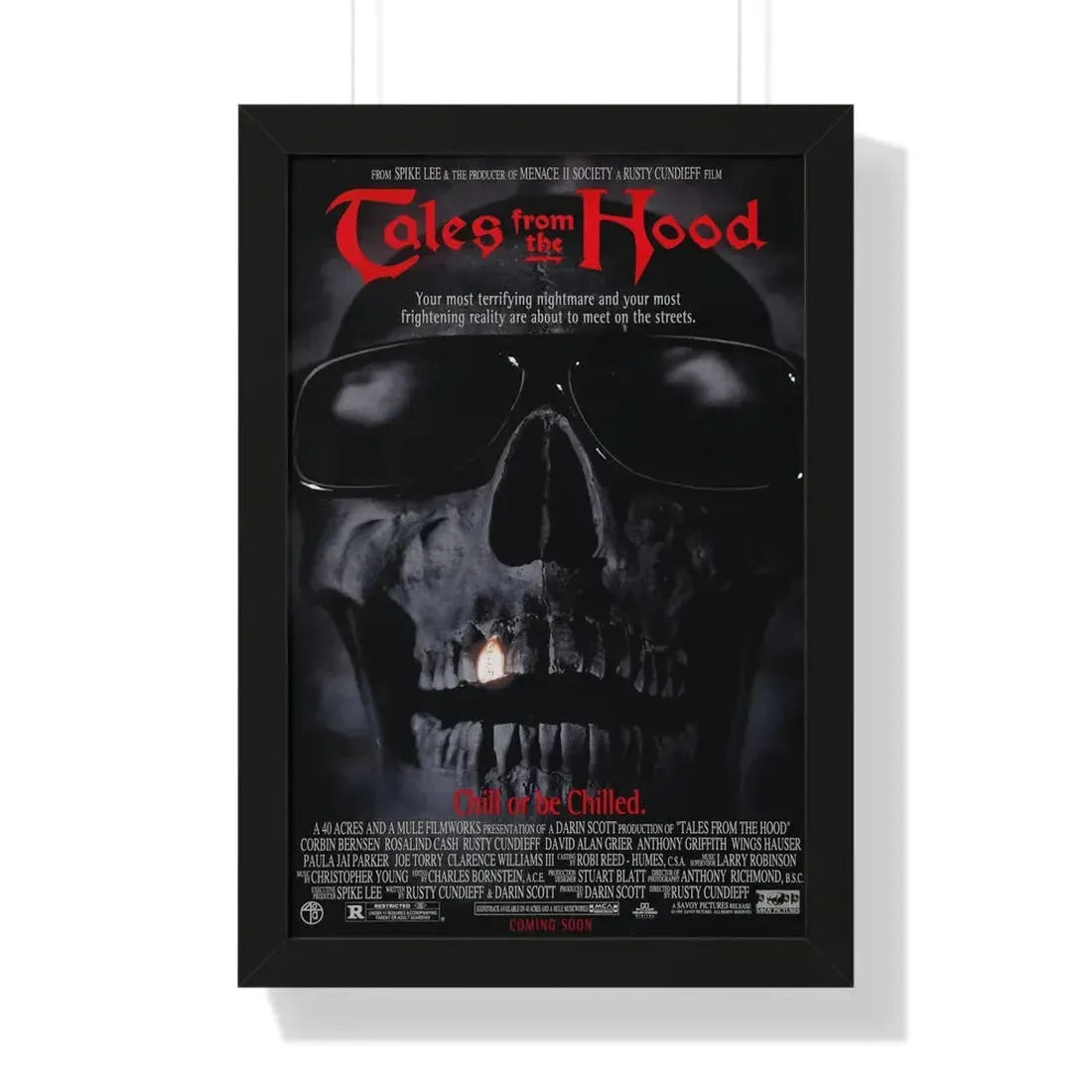 TALES FROM THE HOOD 1995 - Framed Movie Poster 16″ x 24″ Black - The Sticker Space