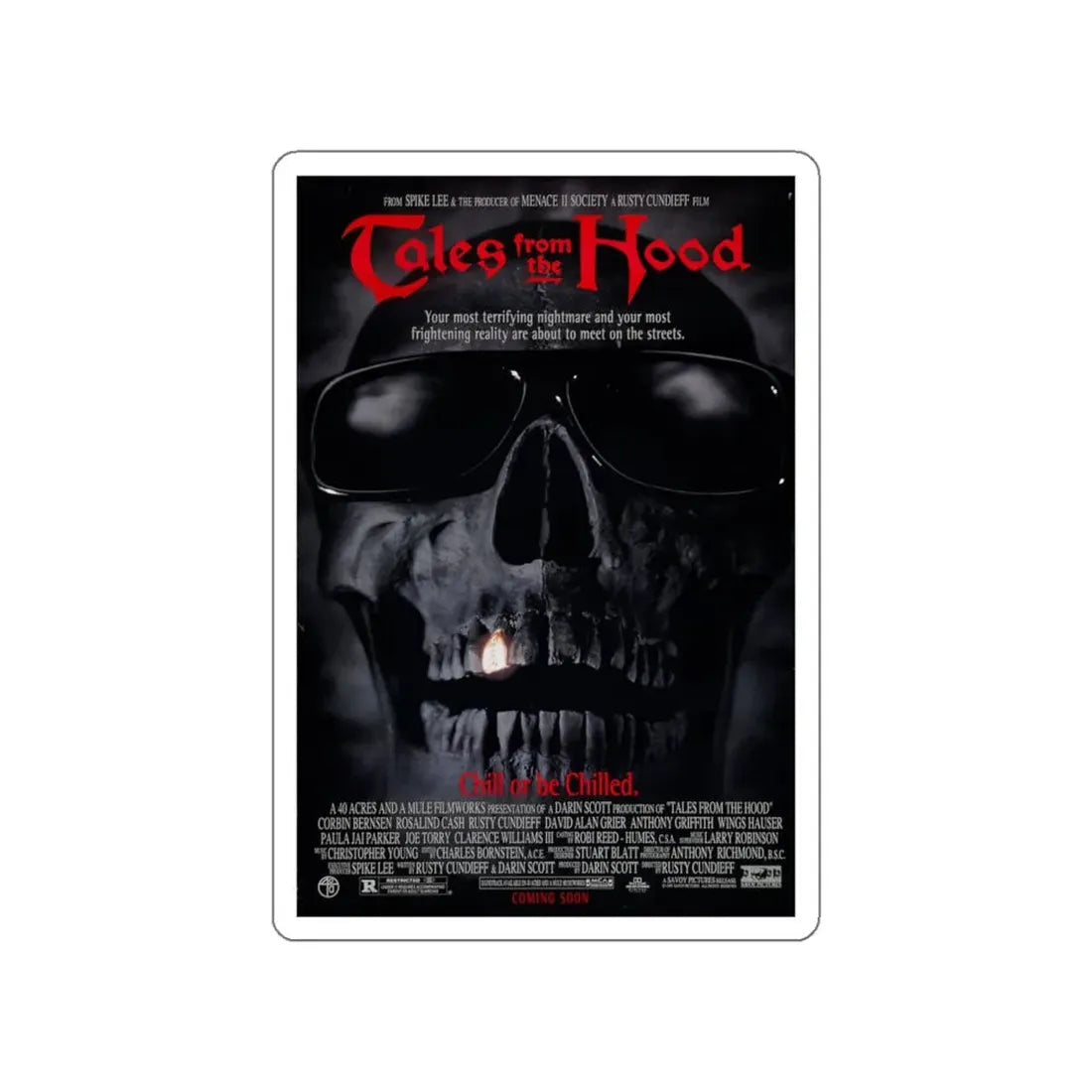 TALES FROM THE HOOD 1995 Movie Poster STICKER Vinyl Die-Cut Decal 4 Inch - The Sticker Space