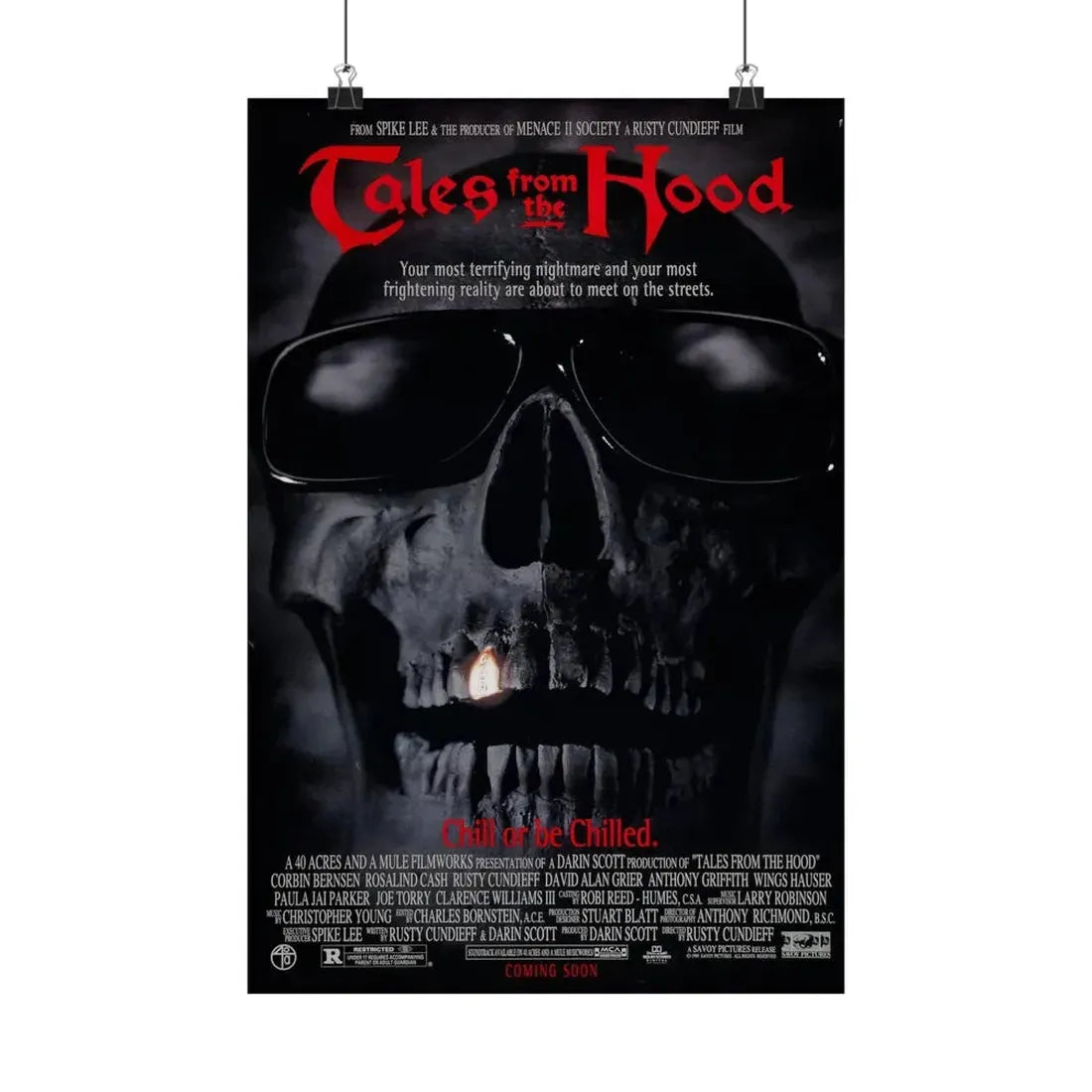 TALES FROM THE HOOD 1995 - Paper Movie Poster 12″ x 18″ Matte - The Sticker Space