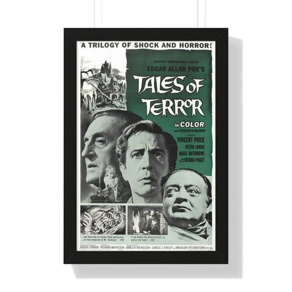 TALES OF TERROR 1962 - Framed Movie Poster 16″ x 24″ Black - The Sticker Space