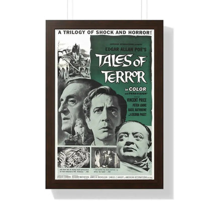 TALES OF TERROR 1962 - Framed Movie Poster 16″ x 24″ Walnut - The Sticker Space