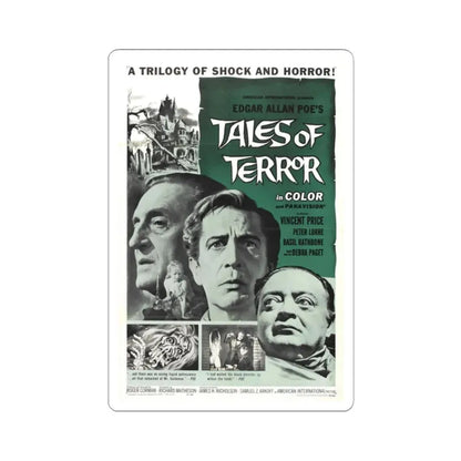 TALES OF TERROR 1962 Movie Poster - STICKER Vinyl Kiss-Cut Decal 2 Inch White - The Sticker Space