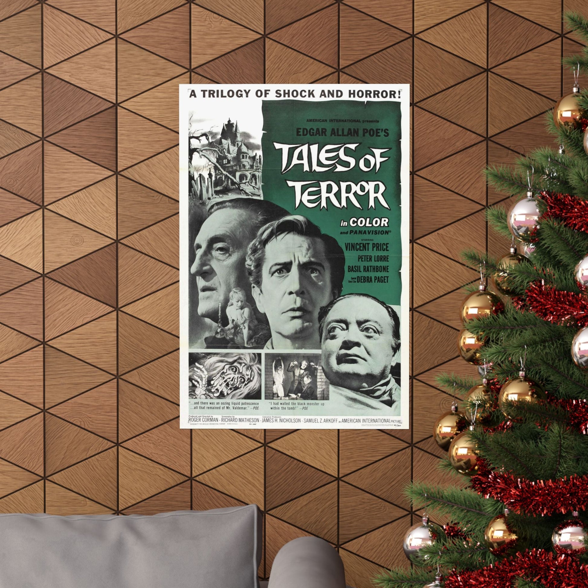 TALES OF TERROR 1962 - Paper Movie Poster-The Sticker Space