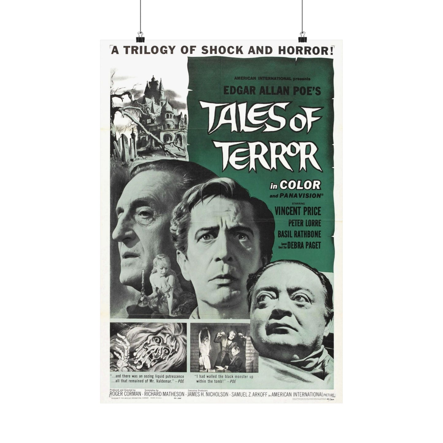 TALES OF TERROR 1962 - Paper Movie Poster-20″ x 30″-The Sticker Space