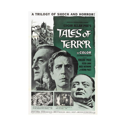 TALES OF TERROR 1962 - Paper Movie Poster-The Sticker Space