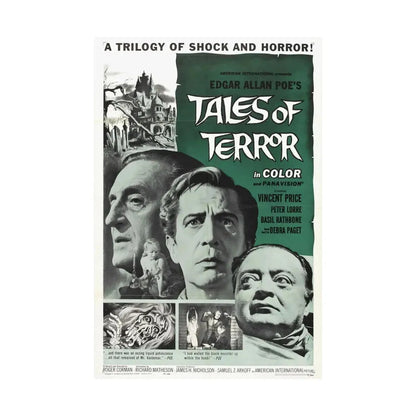 TALES OF TERROR 1962 - Paper Movie Poster - The Sticker Space
