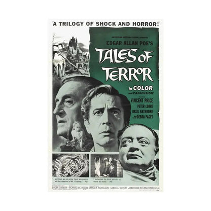 TALES OF TERROR 1962 - Paper Movie Poster - The Sticker Space