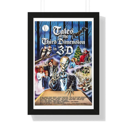 TALES OF THE THIRD DIMENSION 1984 - Framed Movie Poster 16″ x 24″ Black - The Sticker Space
