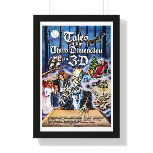 TALES OF THE THIRD DIMENSION 1984 - Framed Movie Poster 16″ x 24″ Black - The Sticker Space